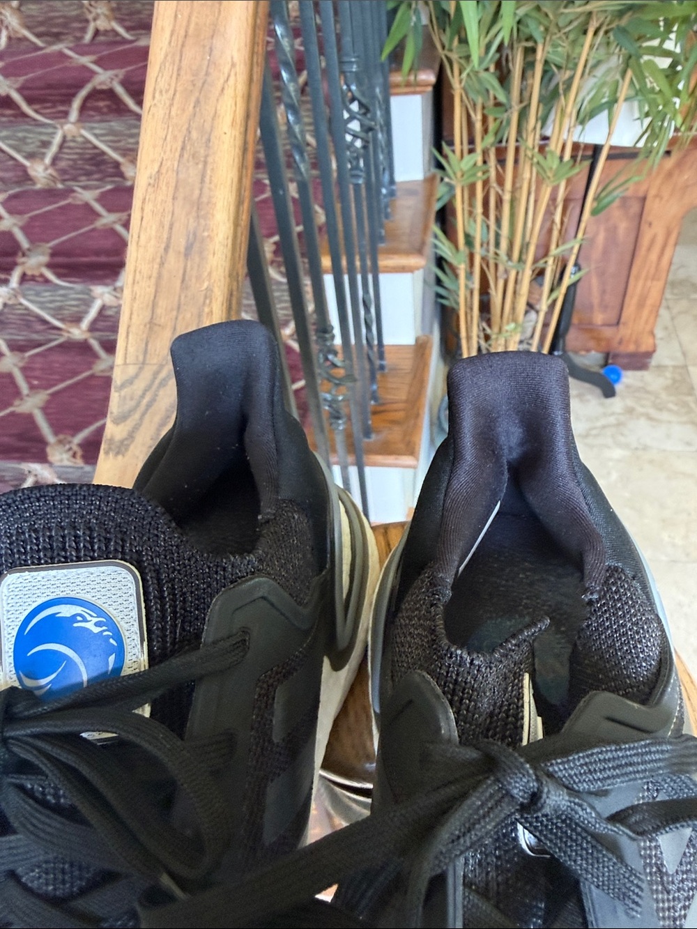 NASA x ADIDAS ultra boost 20 core Black running shoe good condition 8.5 - Picture 7 of 14